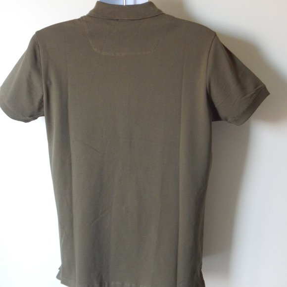 DIESEL T-HEAL BUTTON FRONT POLO SHIRT OLIVE PREM - Picture 5 of 5